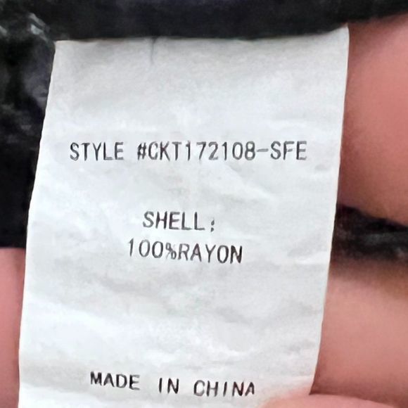 MELLODAY Blue White Plaid Button Down Shirt (S) - Picture 7 of 8